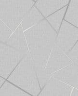Fine Decor Quartz Fractal Silver FD42280 Wallpaper